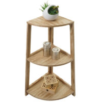 Eckregal JAM-K44 Standregal 80x37x37cm MDF naturbraun