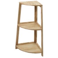 Eckregal JAM-K44 Standregal 80x37x37cm MDF naturbraun