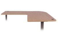 Eck-Schreibtischplatte 90° hellbraun MVG-zertifiziert