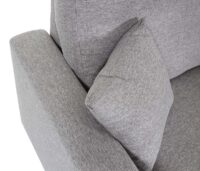 Ecksofa mit Bettkasten Couch Sofa L-Form Liegefläche Nosagfederung 228cm grau