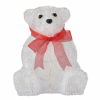 LED Eisbär 20cm Beleuchtung Acryl Figur