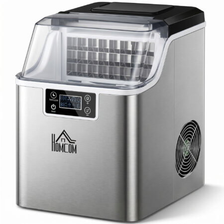 Eiswürfelmaschine mit Wassertank 20kg pro Tag silber
