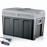 Große elektrische 2-in-1 Kühlbox und Wärmebox (40 Liter), mobil und geräuscharm.