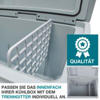 Thermobox elektrisch, 40 Liter, leise und mobil, auch als Kühlbox nutzbar.