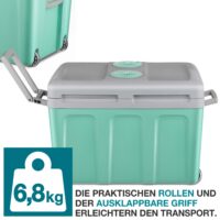 Thermobox elektrisch, 40 Liter, leise und mobil, auch als Kühlbox nutzbar.