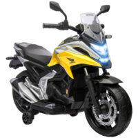 Elektro-Kindermotorrad mit Musik und Licht für 3-6 Jahre gelb