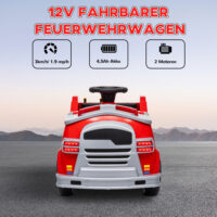 Rotes 6V Elektroauto für Kinder mit Sanftstart-Funktion, ideal für 3-5 Jahre. Ermöglicht ein sicheres und ruckfreies Starten.