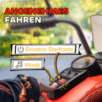 Rotes 6V Kinder-Elektro-Motorrad mit LED-Scheinwerfer, erreicht 3-5 km/h und ist für Kinder von 3-6 Jahren geeignet. Schneller Fahrspass mit Stil.