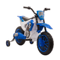 Elektromotorrad für Kinder ab 3 mit Stützrädern und 45 Min Fahrzeit