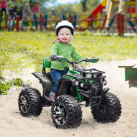 Elektroquad Kinderfahrzeug mit Licht und Musik 3-5 Jahre grün