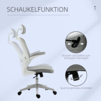 Ergonomischer Bürostuhl mit Kopfstütze Grau – Produktfoto zeigt modernes Design, hochwertige Materialien und funktionale Eigenschaften ideal für Wohn- oder Arbeitsbereiche. Perfekt als Einrichtungsinspiration oder zur Produktpräsentation in einem Onlineshop.