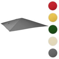 Ersatzbezug Luxus-Ampelschirm Sonnenschirmbezug 3x4m anthrazit