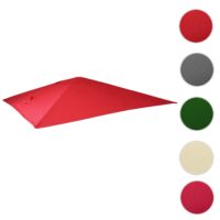 Ersatzbezug Luxus-Ampelschirm Sonnenschirmbezug 3x4m bordeaux