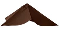 Ersatzbezug Luxus-Ampelschirm Sonnenschirmbezug 3,5x3,5m braun