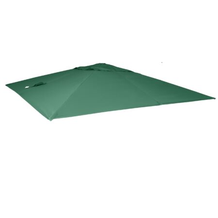 Ersatzbezug Luxus-Ampelschirm Sonnenschirmbezug 3x3m dunkelgrün