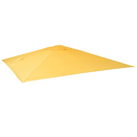Ersatzbezug Luxus-Ampelschirm Sonnenschirmbezug 3x3m gelb