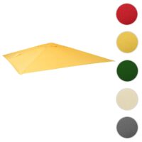 Ersatzbezug Luxus-Ampelschirm Sonnenschirmbezug 3x4m gelb