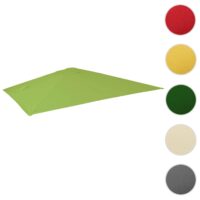 Ersatzbezug Luxus-Ampelschirm Sonnenschirmbezug 3,5x3,5m hellgrün