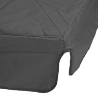 Ersatzbezug Luxus-Ampelschirm mit Flap Schirmbezug 3,5x3,5m anthrazit