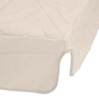 Ersatzbezug Luxus-Ampelschirm mit Flap Sonnenschirmbezug 3x4m creme