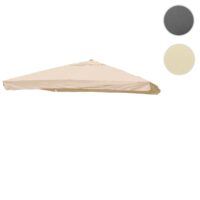 Ersatzbezug Luxus-Ampelschirm mit Flap Sonnenschirmbezug 3x4m creme