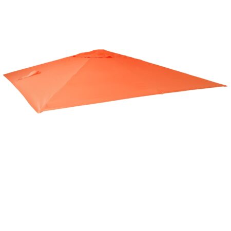 Ersatzbezug Luxus-Ampelschirm Sonnenschirmbezug 3x3m terracotta