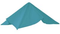 Ersatzbezug Luxus-Ampelschirm Sonnenschirmbezug 3,5x3,5m türkis