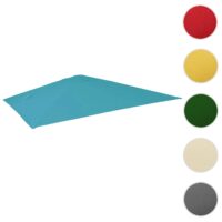 Ersatzbezug Luxus-Ampelschirm Sonnenschirmbezug 3,5x3,5m türkis