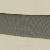 Wasserdichtes Ersatzdach mit Regenschutz UPF30+ für 3x4m Pavillon in Cremeweiß.