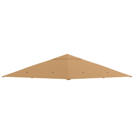 Ersatzdach für Gartenpavillon 3x3m Polyester beige