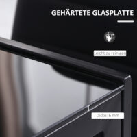 Esstisch Küchentisch modern gross 120x60cm schwarz