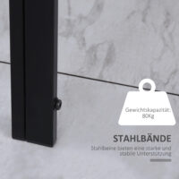 Esstisch Küchentisch modern gross 120x60cm schwarz
