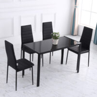 Esstisch Küchentisch modern gross 120x60cm schwarz