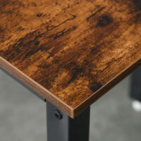 Esstisch ausziehbar klappbar mit Rollen bis 20kg belastbar Braun – Produktfoto zeigt modernes Design, hochwertige Materialien und funktionale Eigenschaften ideal für Wohn- oder Arbeitsbereiche. Perfekt als Einrichtungsinspiration oder zur Produktpräsentation in einem Onlineshop.