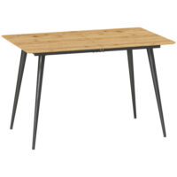 Esstisch ausziehbar mit Stahlbeinen für 6 bis 8 Personen
