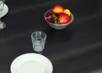 Esstisch Esszimmertisch Industrial Massivholz 200x100cm natur Metall-Optik