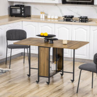 Esstisch klappbar mobil 130x80x74cm Hellbraun – Produktfoto zeigt modernes Design, hochwertige Materialien und funktionale Eigenschaften ideal für Wohn- oder Arbeitsbereiche. Perfekt als Einrichtungsinspiration oder zur Produktpräsentation in einem Onlineshop.