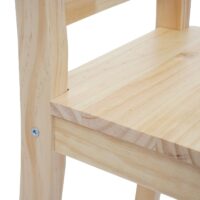Esszimmer-Set Sitzgruppe Massivholz Landhaus 110cm Kiefer lasiert