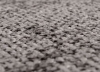 Esszimmer-Set 2er-Set Stuhl und Sitzbank 160cm Edelstahl Chenille dunkelgrau