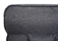 Esszimmerstuhl Polsterstuhl 160kg Rückenlehne verstellbar Metall Stoff dunkelgrau