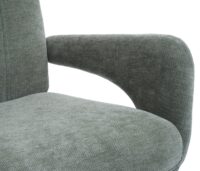 Esszimmerstuhl Küchenstuhl drehbar Auto-Return Chenille grün