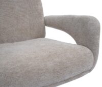 Esszimmerstuhl Küchenstuhl drehbar Auto-Return Chenille hellbraun