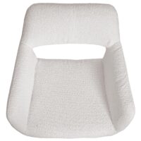 Esszimmerstuhl Küchenstuhl Polsterstuhl Holz Bouclé creme