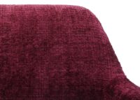 Esszimmerstuhl Küchenstuhl Polsterstuhl Holz Chenille bordeaux