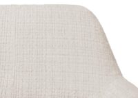 Esszimmerstuhl Küchenstuhl Polsterstuhl Holz Chenille creme