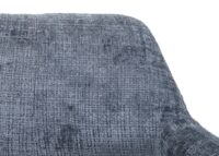 Esszimmerstuhl Küchenstuhl Polsterstuhl Holz Chenille dunkelgrau