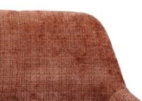 Esszimmerstuhl Küchenstuhl Polsterstuhl Holz Chenille terrakotta
