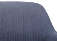 Esszimmerstuhl Küchenstuhl Polsterstuhl Holz Cord dunkelgrau