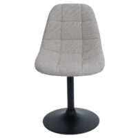 Esszimmerstuhl Küchenstuhl Drehstuhl Stahl Bouclé taupe