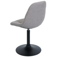 Esszimmerstuhl Küchenstuhl Drehstuhl Stahl Bouclé taupe